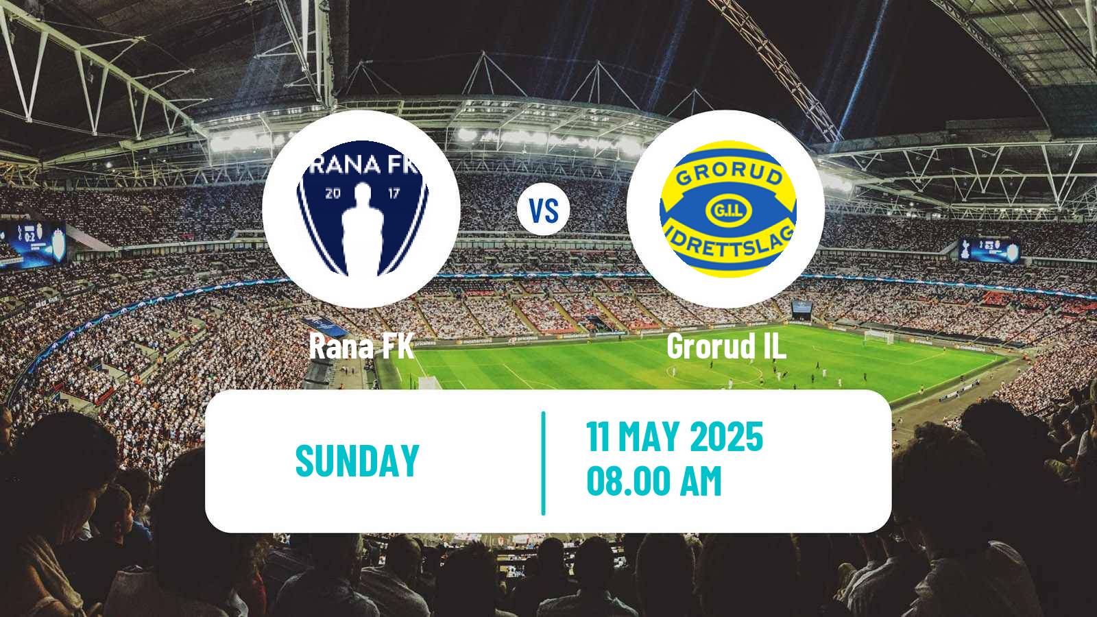 Soccer Norwegian Division 2 - Group 2 Rana - Grorud
