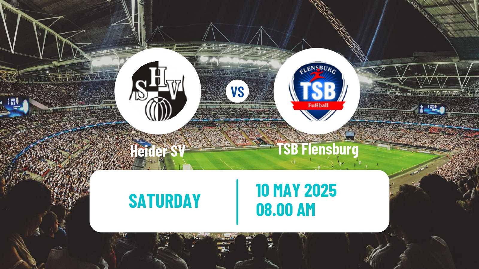 Soccer German Oberliga Schleswig-Holstein Heider SV - TSB Flensburg