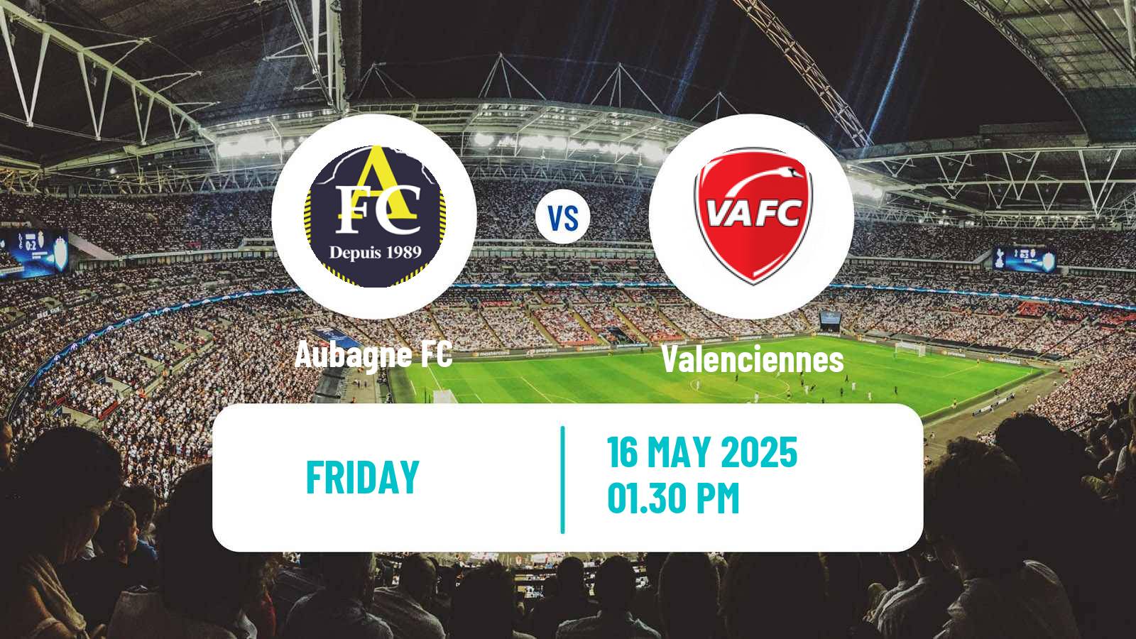 Soccer French National League Aubagne - Valenciennes