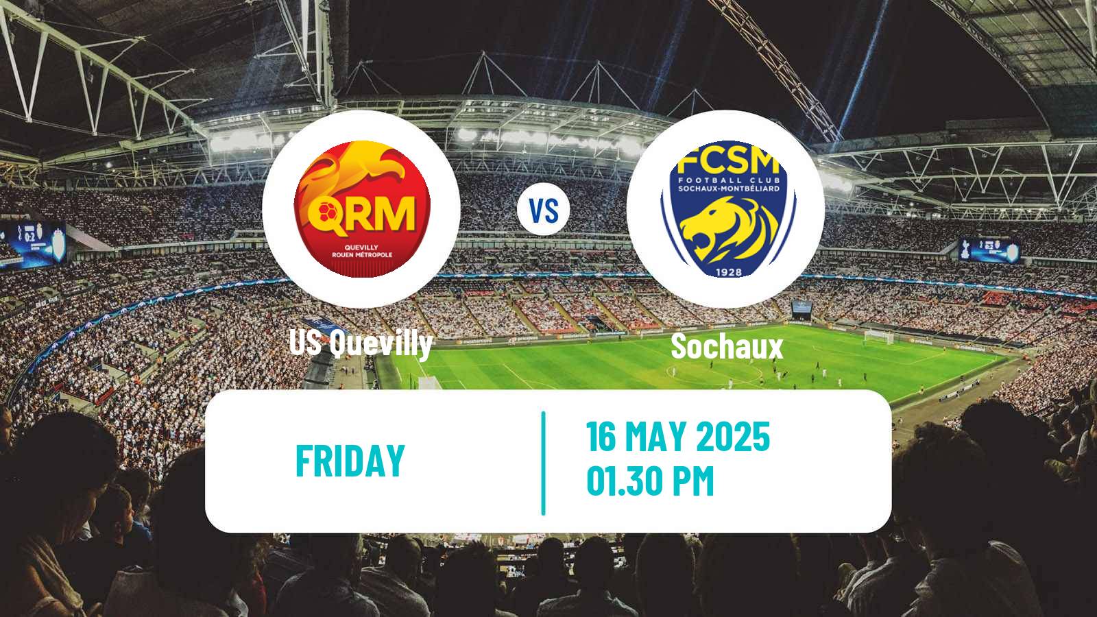 Soccer French National League Quevilly - Sochaux