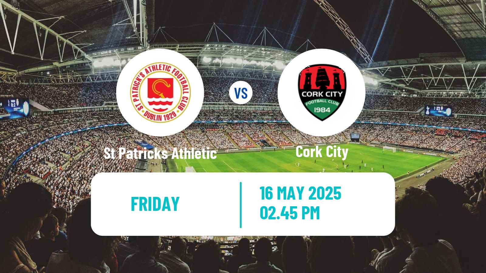 Soccer Irish Premier Division St Patricks Athletic - Cork City