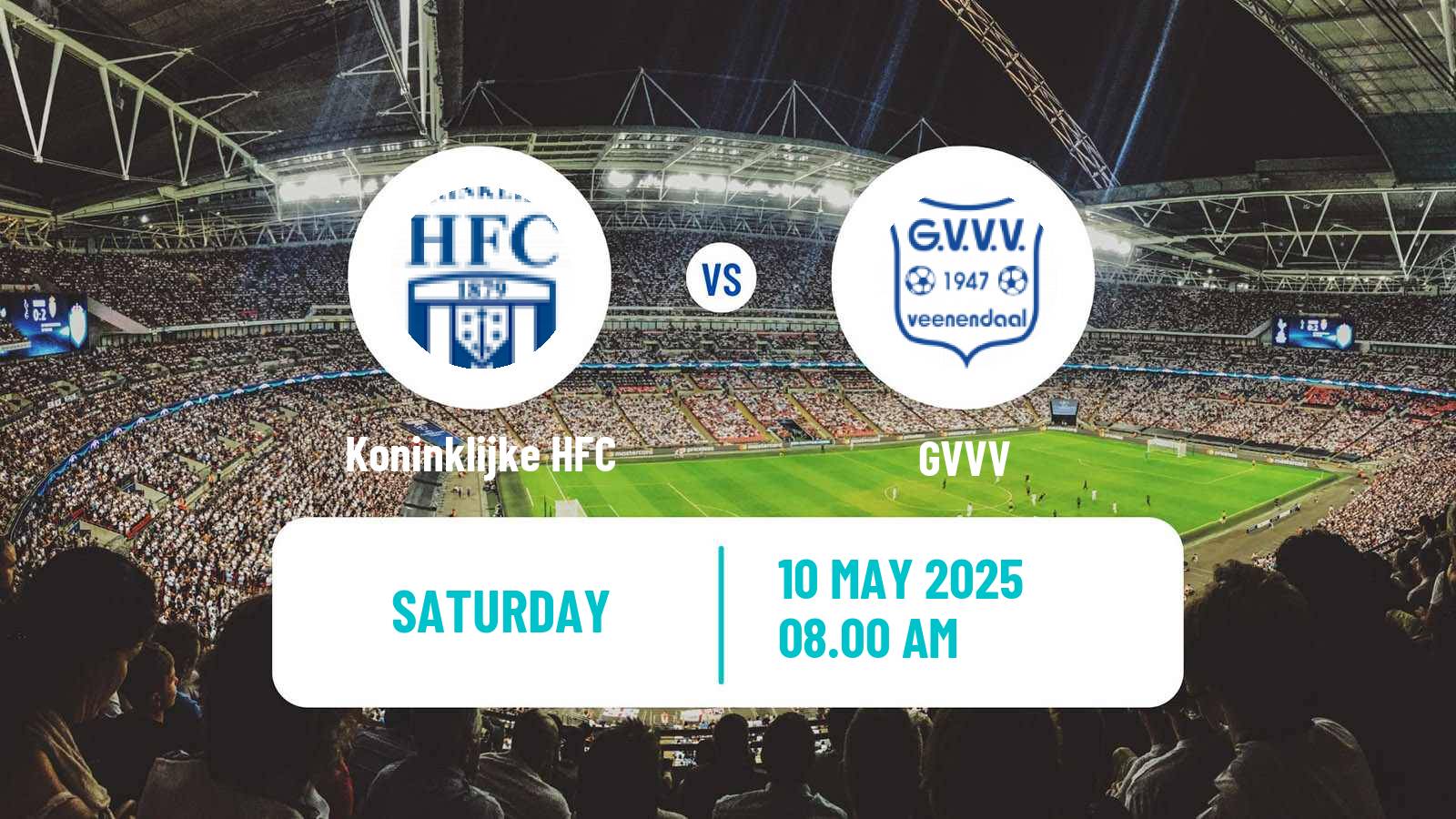 Soccer Dutch Tweede Divisie Koninklijke HFC - GVVV