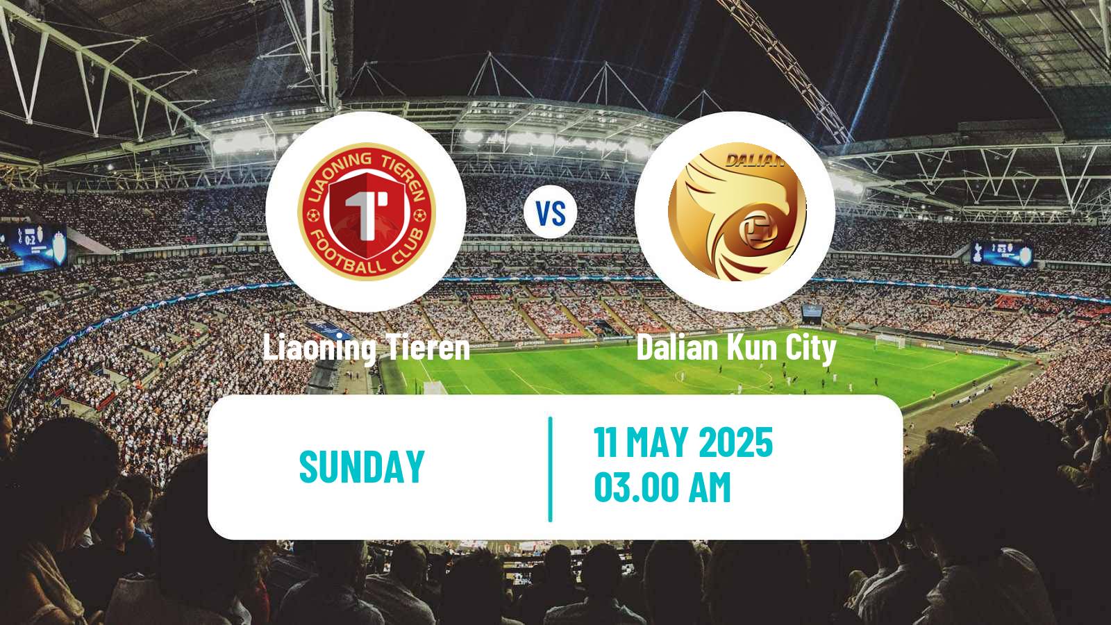 Soccer Chinese Jia League Liaoning Tieren - Dalian Kun City