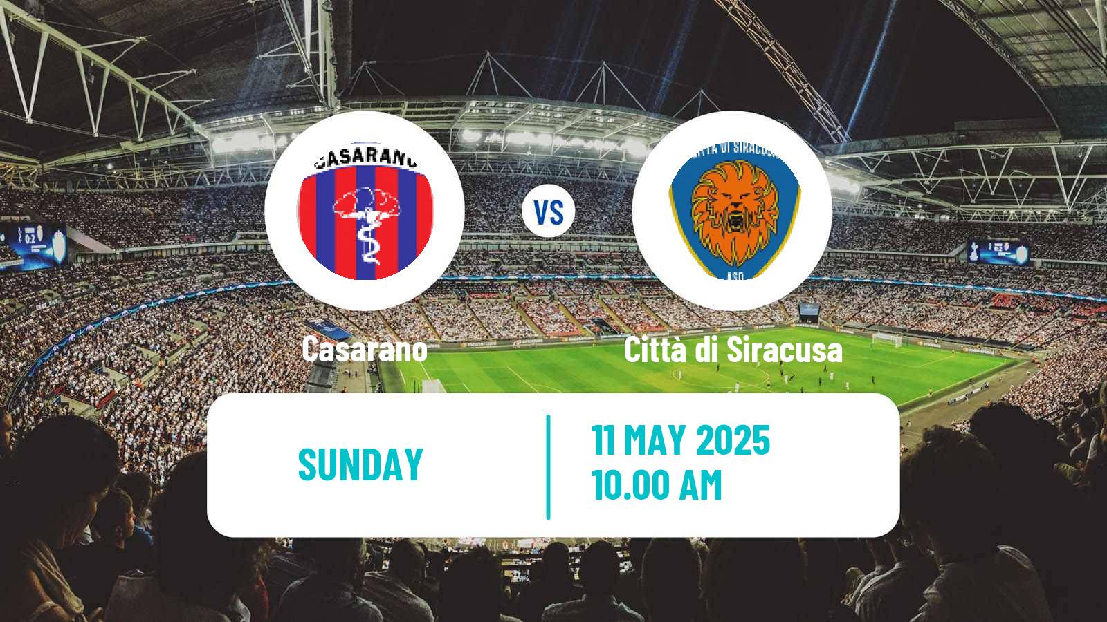 Soccer Italian Serie D - Group A Casarano - Città di Siracusa