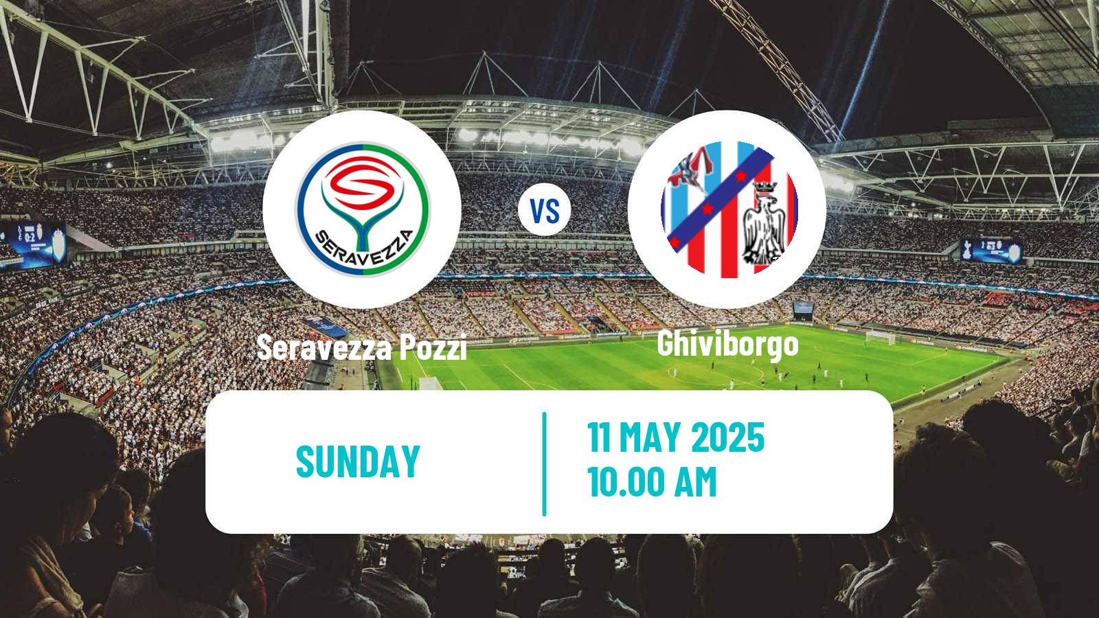 Soccer Italian Serie D - Group E Seravezza Pozzi - Ghiviborgo