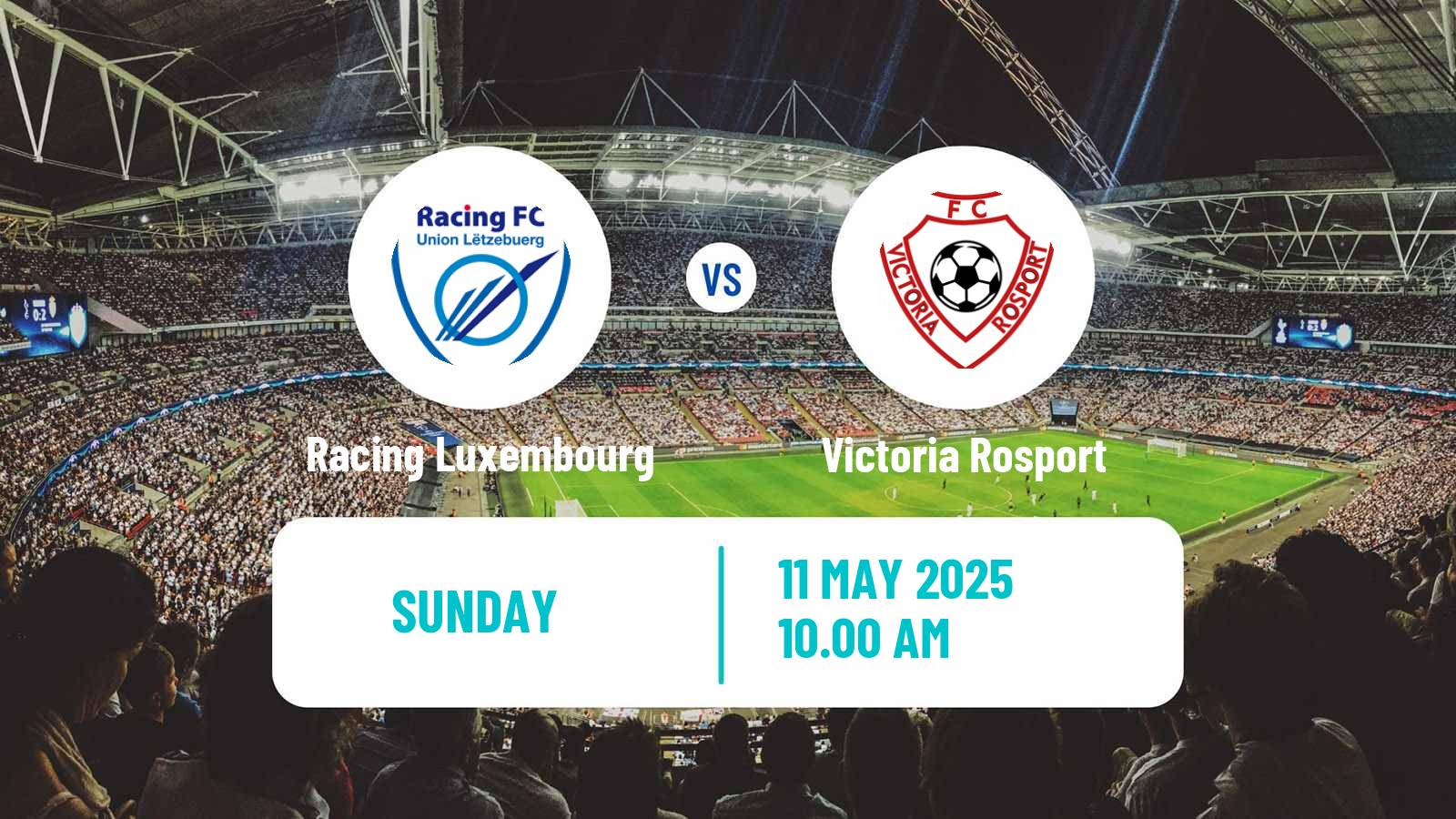 Soccer Luxembourg National Division Racing Luxembourg - Victoria Rosport