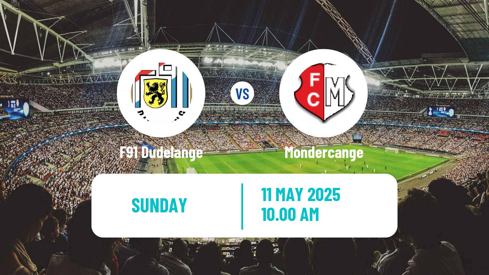 Soccer Luxembourg National Division F91 Dudelange - Mondercange