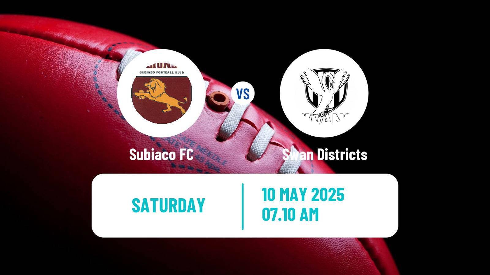 Aussie rules WAFL Subiaco - Swan Districts