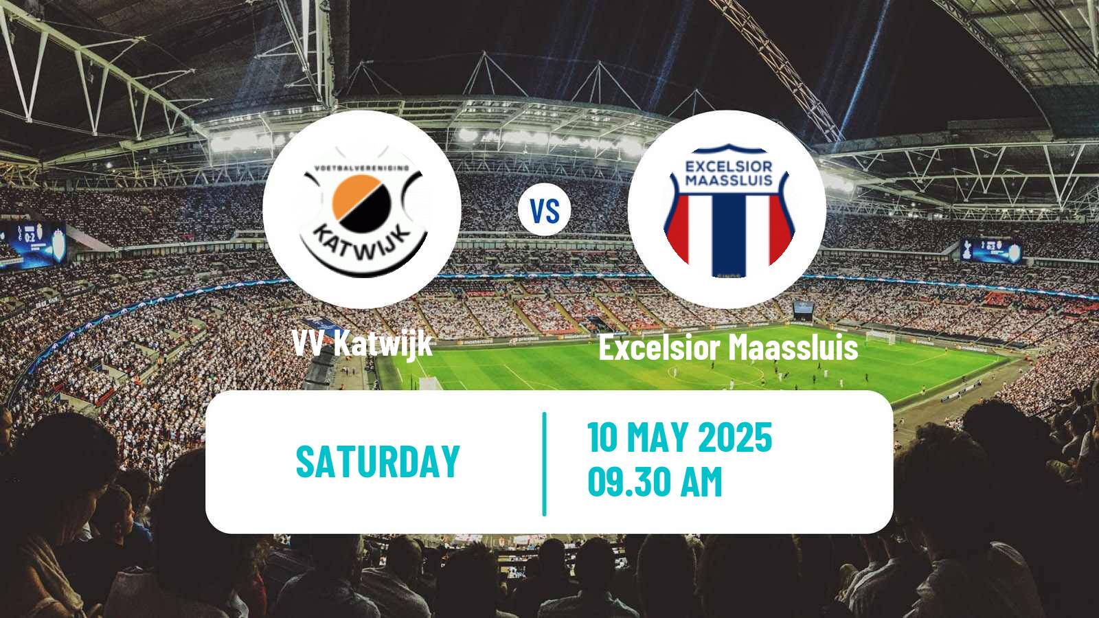 Soccer Dutch Tweede Divisie Katwijk - Excelsior Maassluis