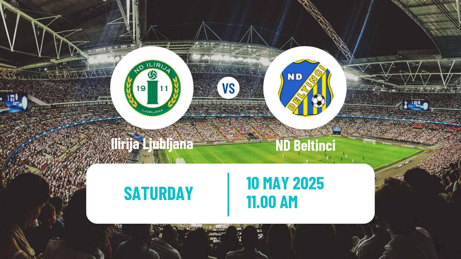 Soccer Slovenian 2 SNL Ilirija Ljubljana - Beltinci