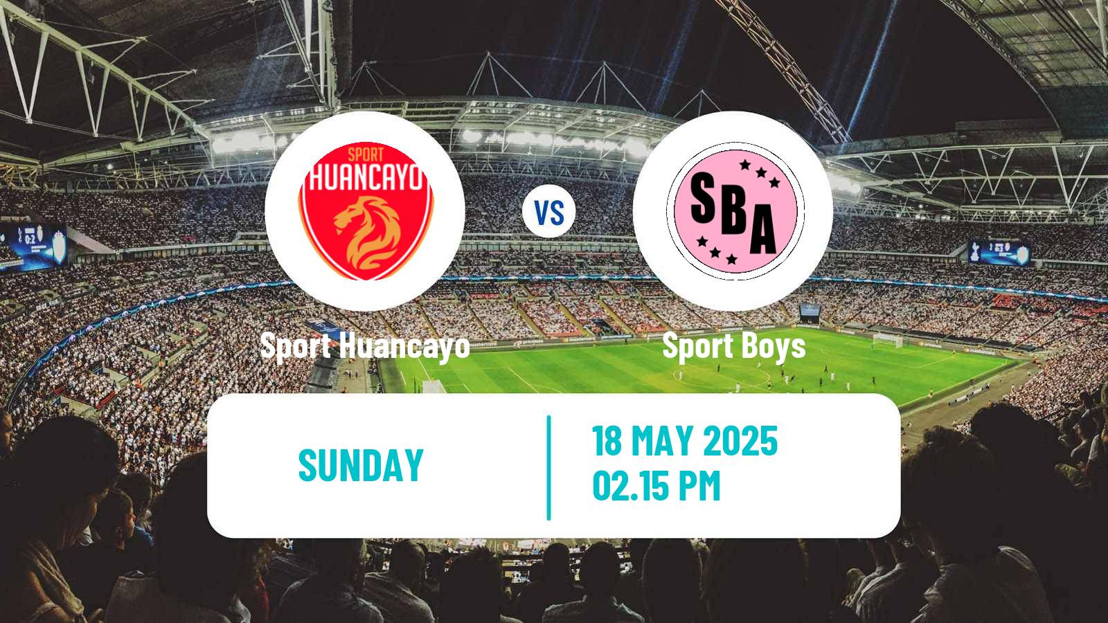 Soccer Peruvian Liga 1 Sport Huancayo - Sport Boys
