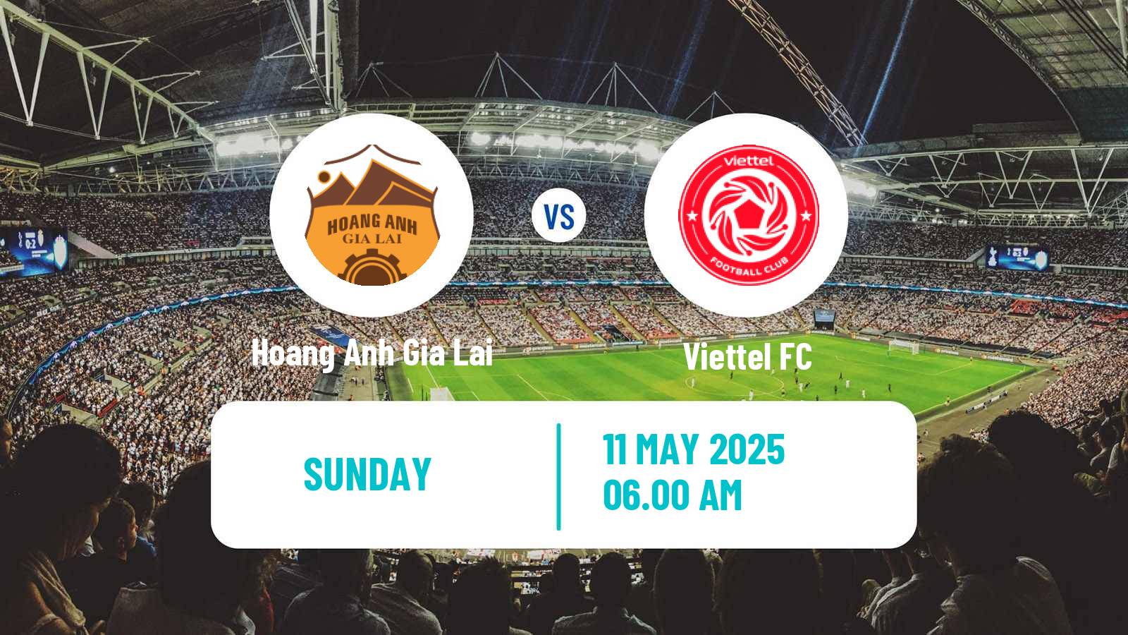 Soccer Vietnamese V League 1 Hoang Anh Gia Lai - Viettel