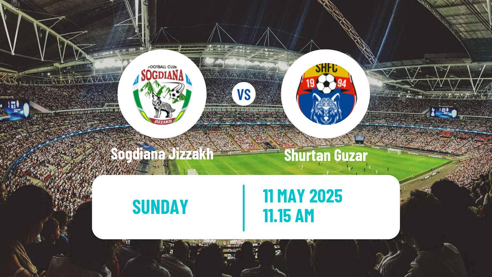 Soccer Uzbek League Sogdiana Jizzakh - Shurtan Guzar