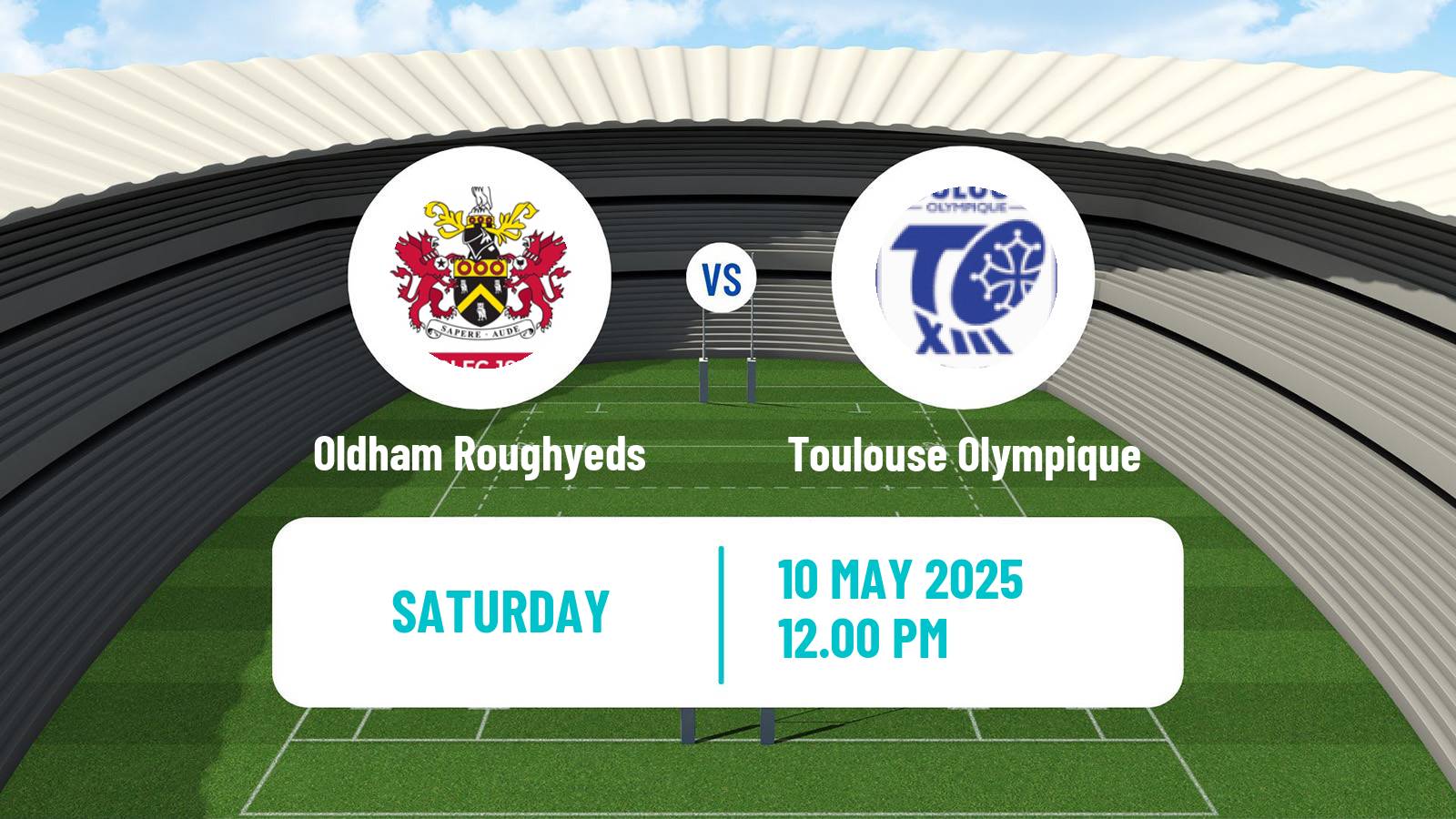 Rugby league English Championship Rugby League Oldham Roughyeds - Toulouse Olympique