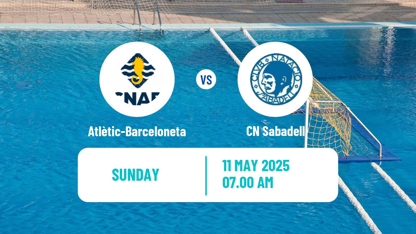 Water polo Spanish Liga Premaat Atlètic-Barceloneta - Sabadell