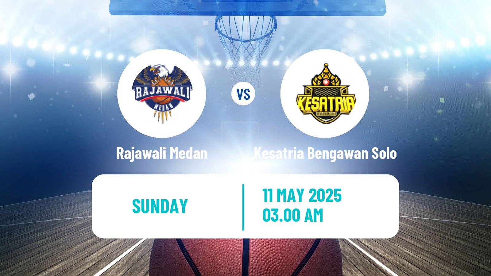 Basketball Indonesian IBL Rajawali Medan - Kesatria Bengawan Solo