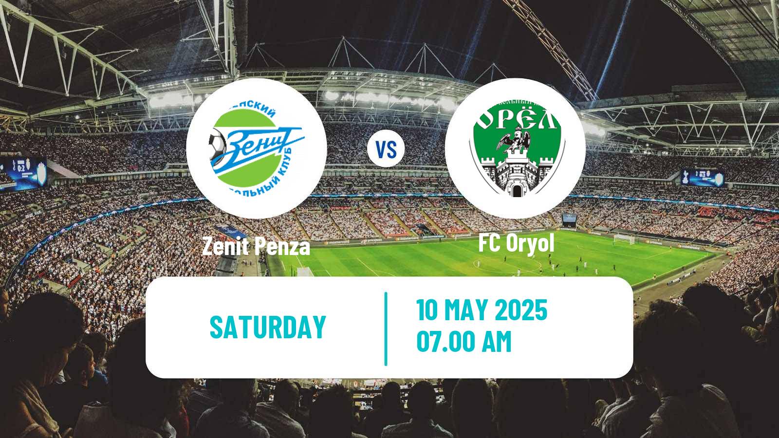 Soccer FNL 2 Division B Group 3 Zenit Penza - Oryol