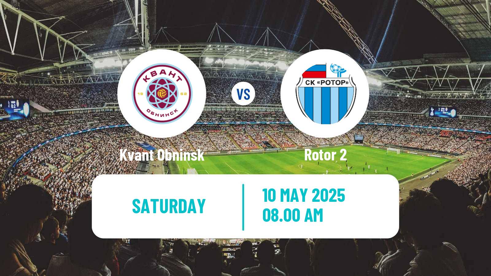 Soccer FNL 2 Division B Group 3 Kvant Obninsk - Rotor 2