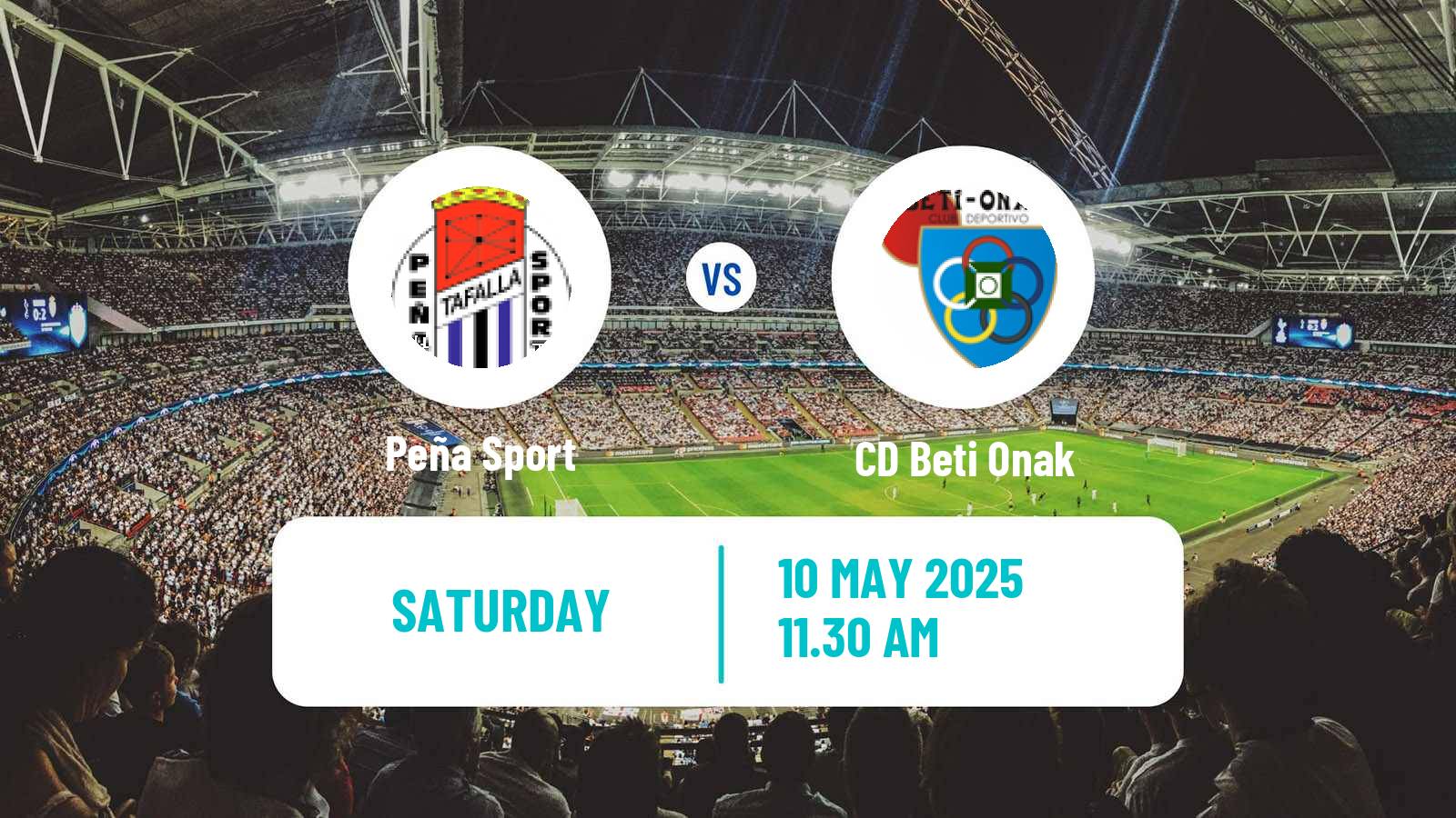 Soccer Spanish Tercera RFEF - Group 15 Peña Sport - Beti Onak