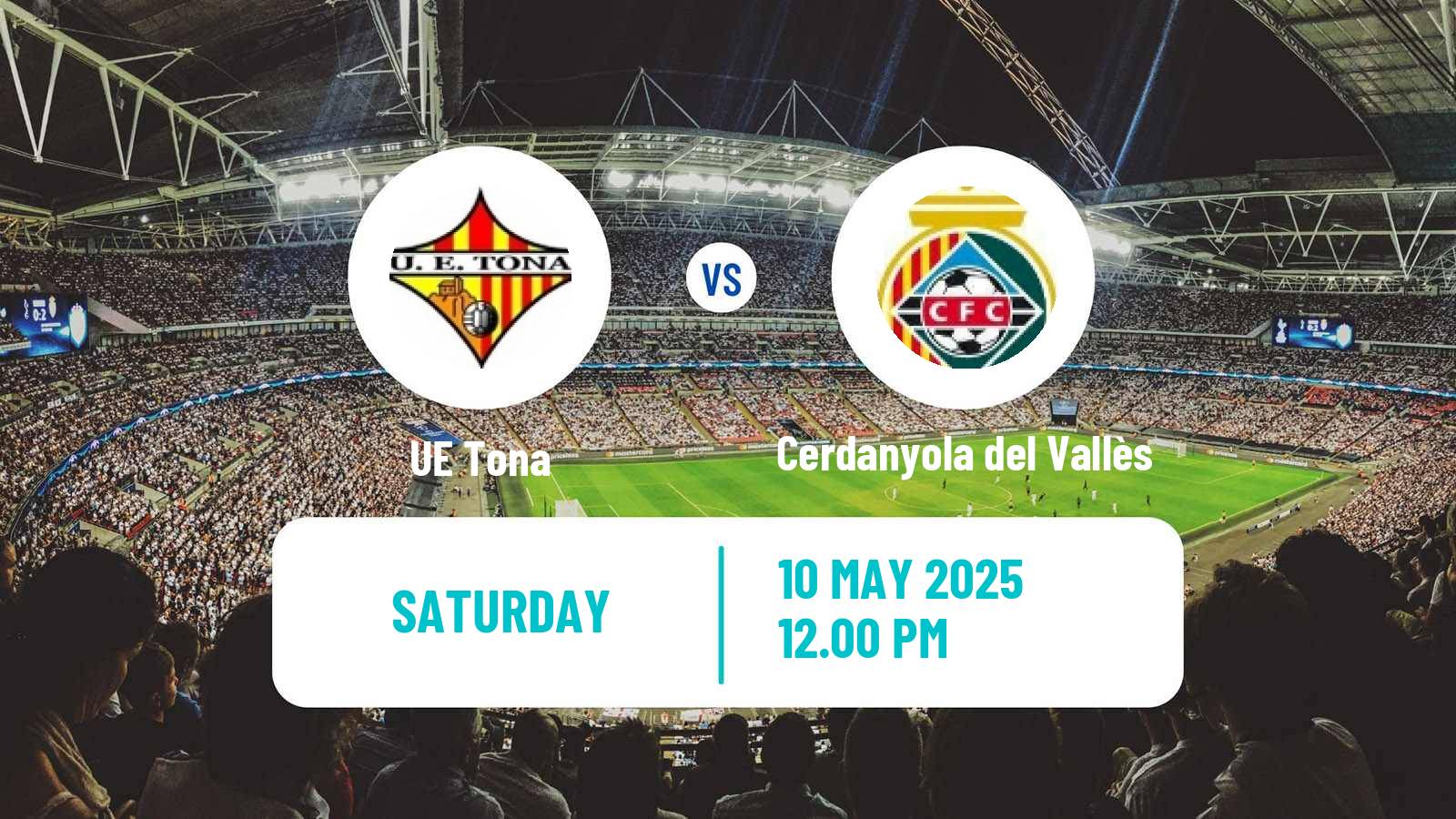 Soccer Spanish Tercera RFEF - Group 5 Tona - Cerdanyola del Vallès