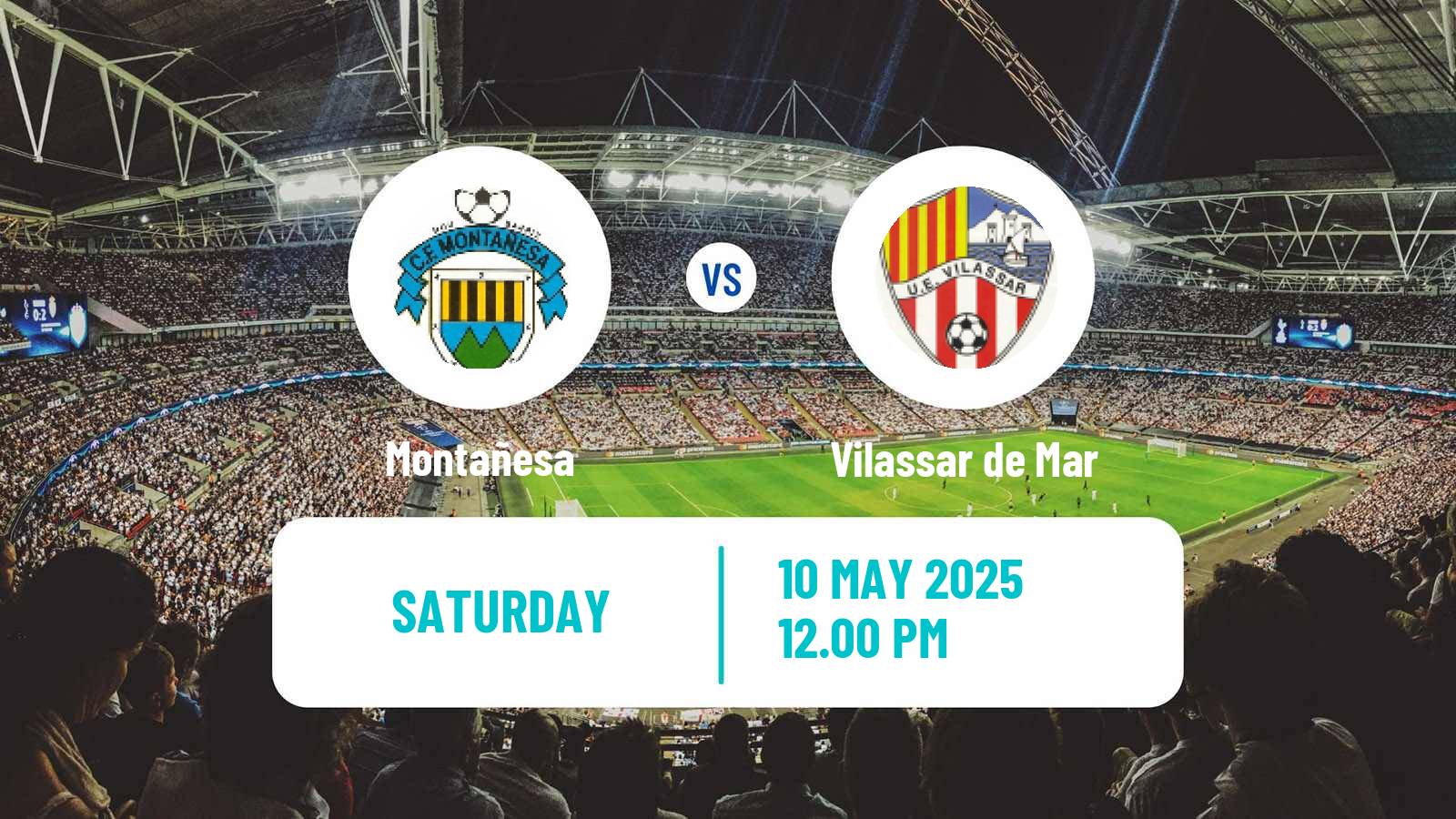 Soccer Spanish Tercera RFEF - Group 5 Montañesa - Vilassar de Mar