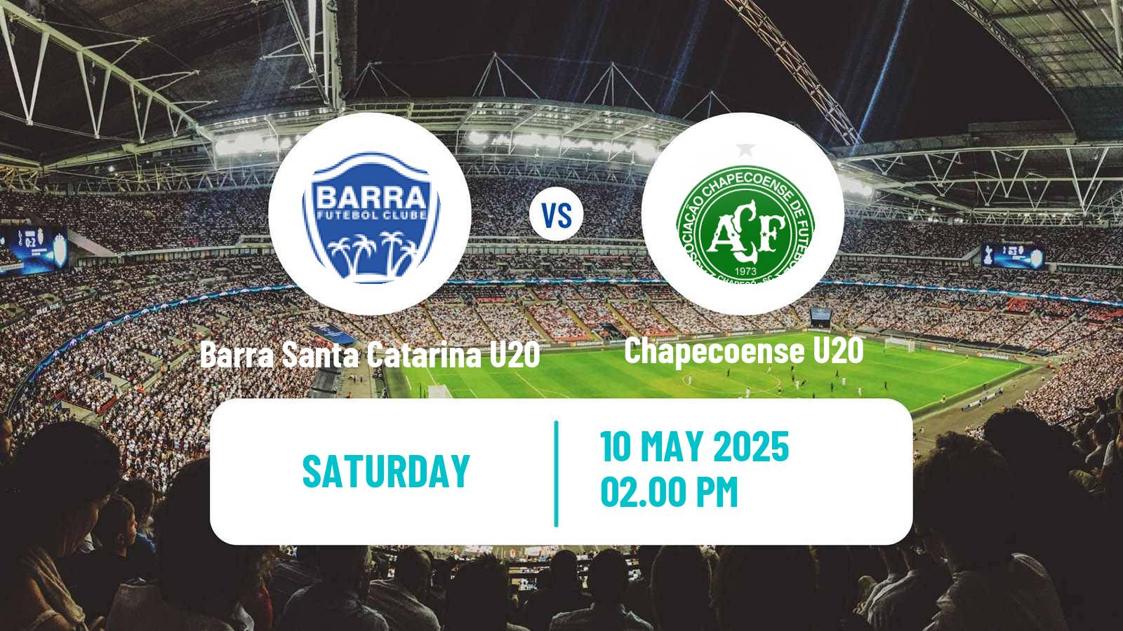 Soccer Brazilian Catarinense U20 Barra Santa Catarina U20 - Chapecoense U20