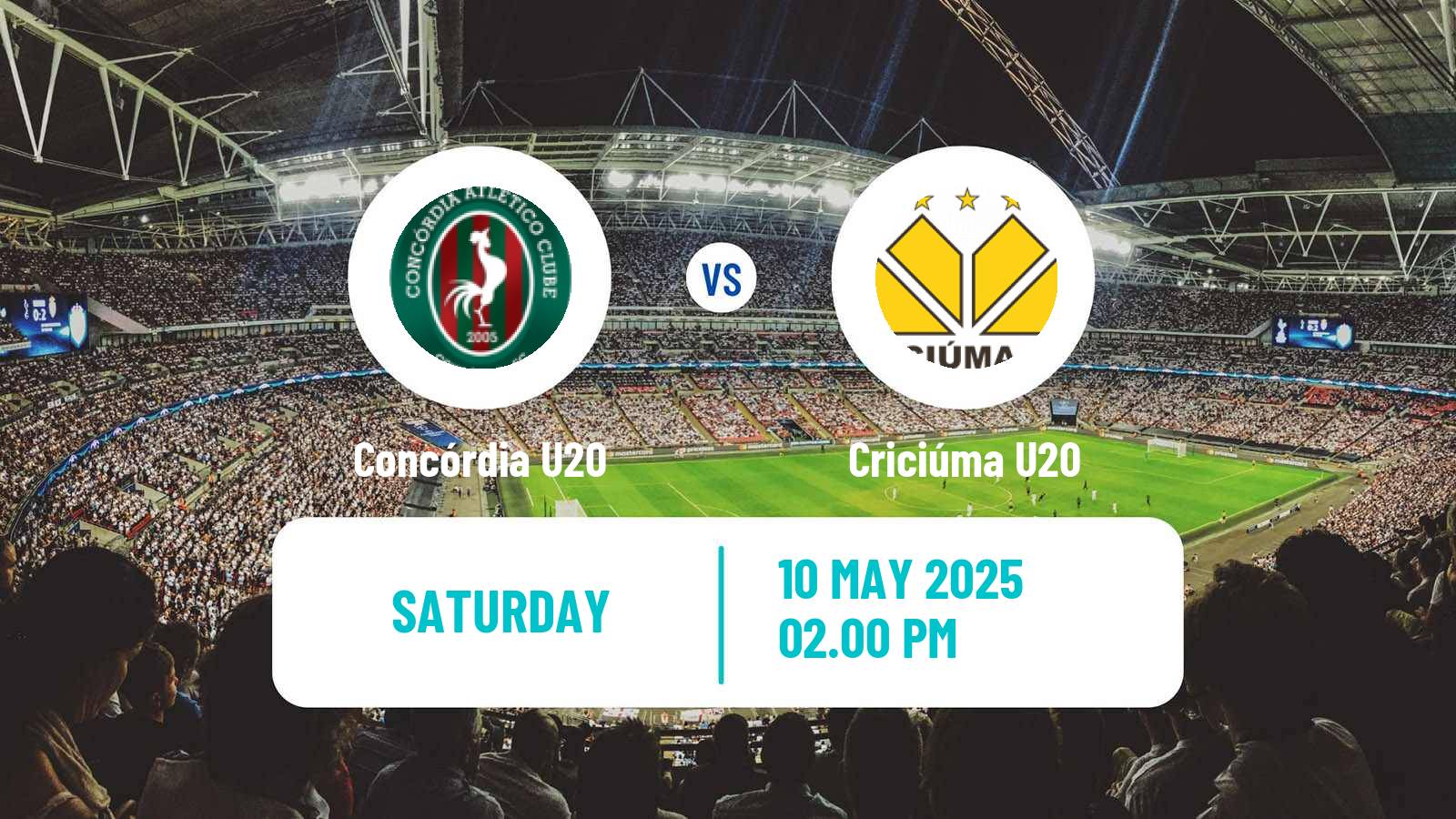 Soccer Brazilian Catarinense U20 Concórdia U20 - Criciúma U20