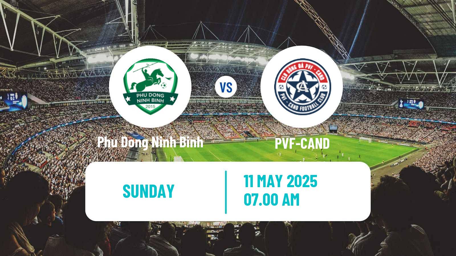 Soccer Vietnamese V League 2 Phu Dong Ninh Binh - PVF-CAND