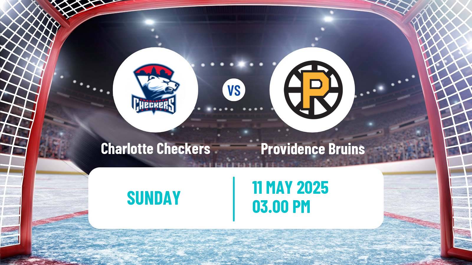 Hockey AHL Charlotte Checkers - Providence Bruins