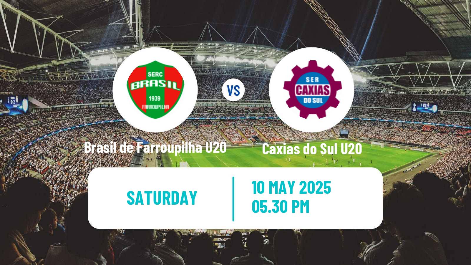 Soccer Brazilian Gaucho U20 Brasil de Farroupilha U20 - Caxias do Sul U20