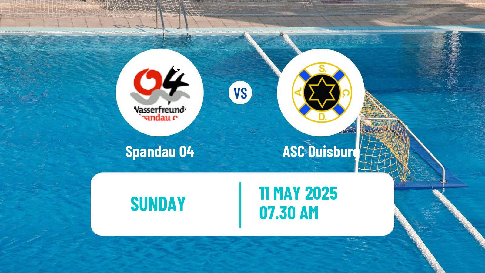 Water polo German Pro A Water Polo Spandau 04 - ASC Duisburg