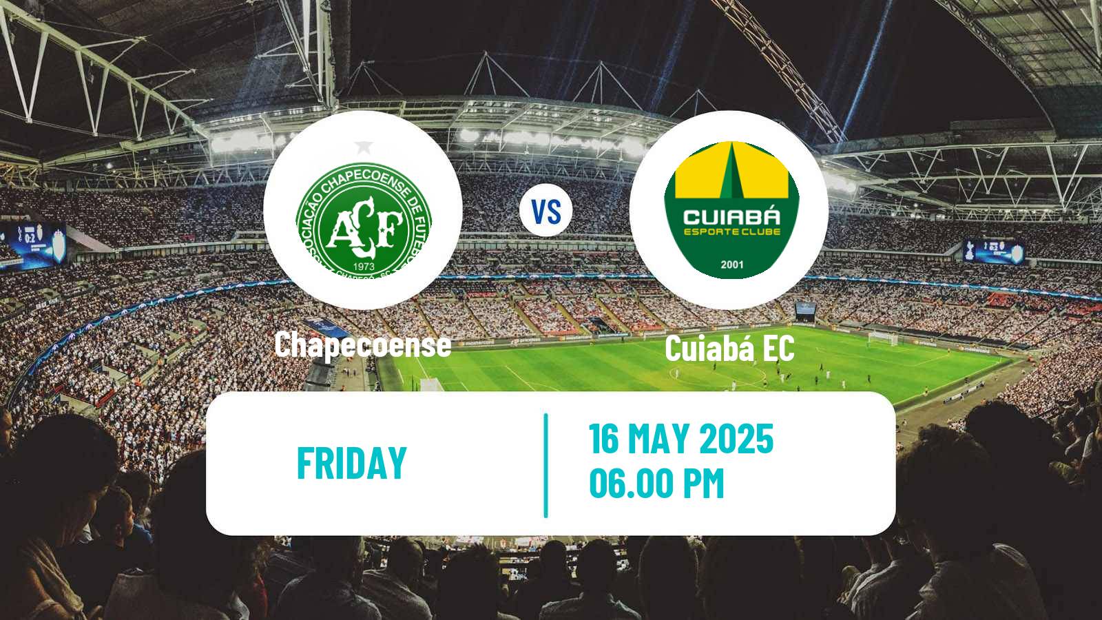 Soccer Brazilian Serie B Chapecoense - Cuiabá
