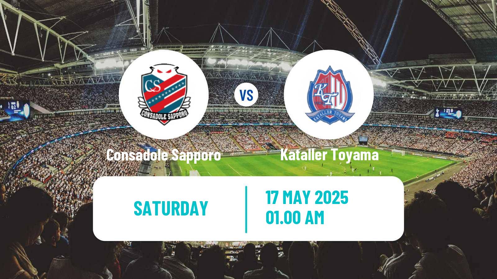 Soccer Japan J2 League Consadole Sapporo - Kataller Toyama