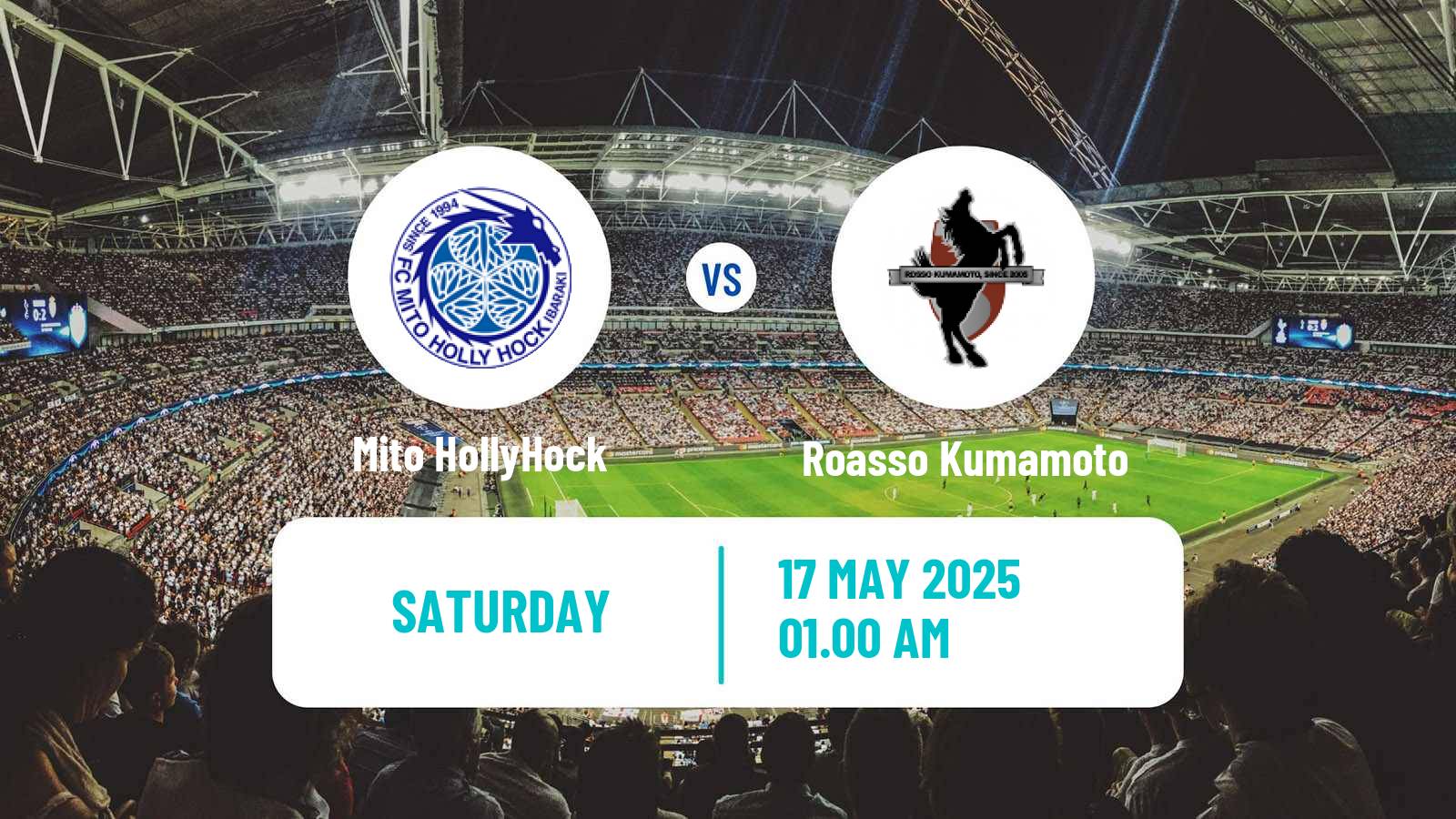 Soccer Japan J2 League Mito HollyHock - Roasso Kumamoto