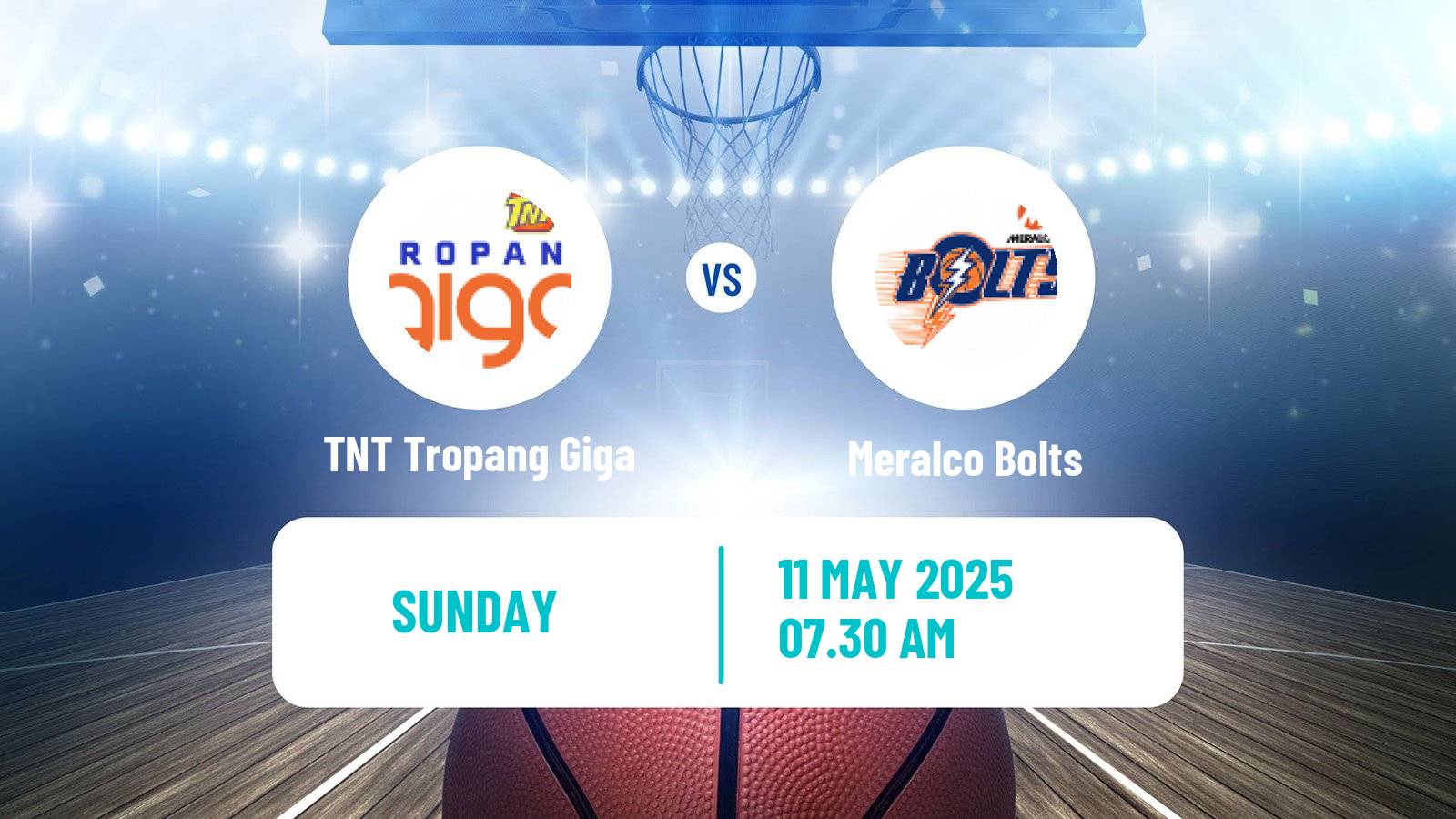 Basketball Philippines Cup TNT Tropang Giga - Meralco Bolts
