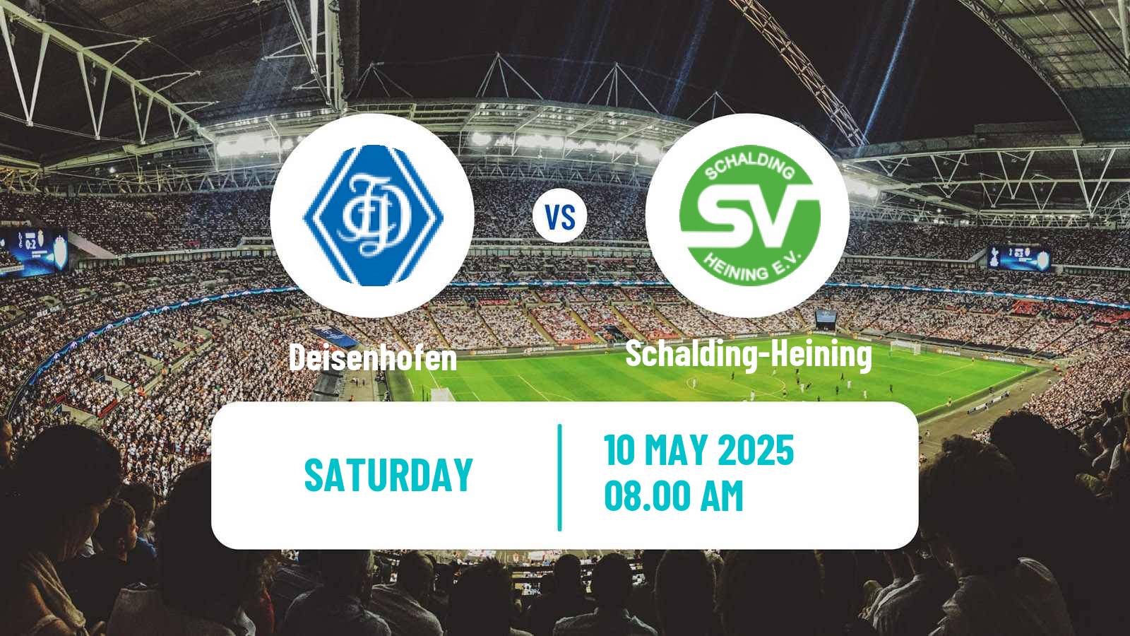 Soccer German Oberliga Bayern Süd Deisenhofen - Schalding-Heining