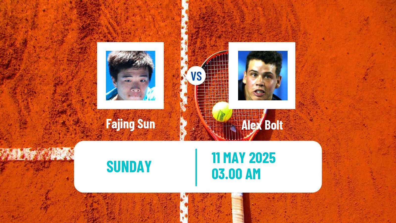 Tennis Wuxi Challenger Men Fajing Sun - Alex Bolt