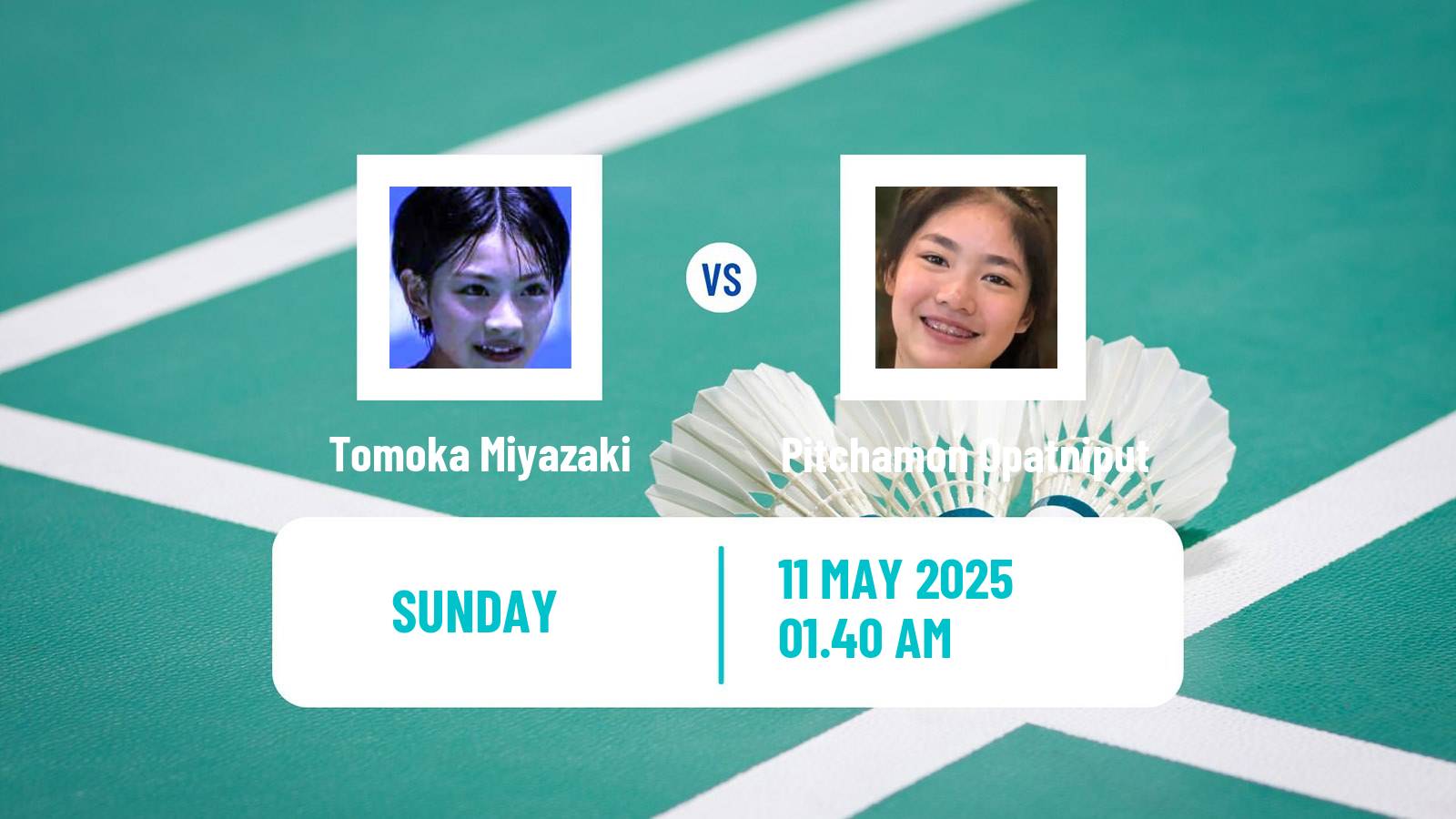Badminton BWF World Tour Taipei Open Women Tomoka Miyazaki - Pitchamon Opatniput