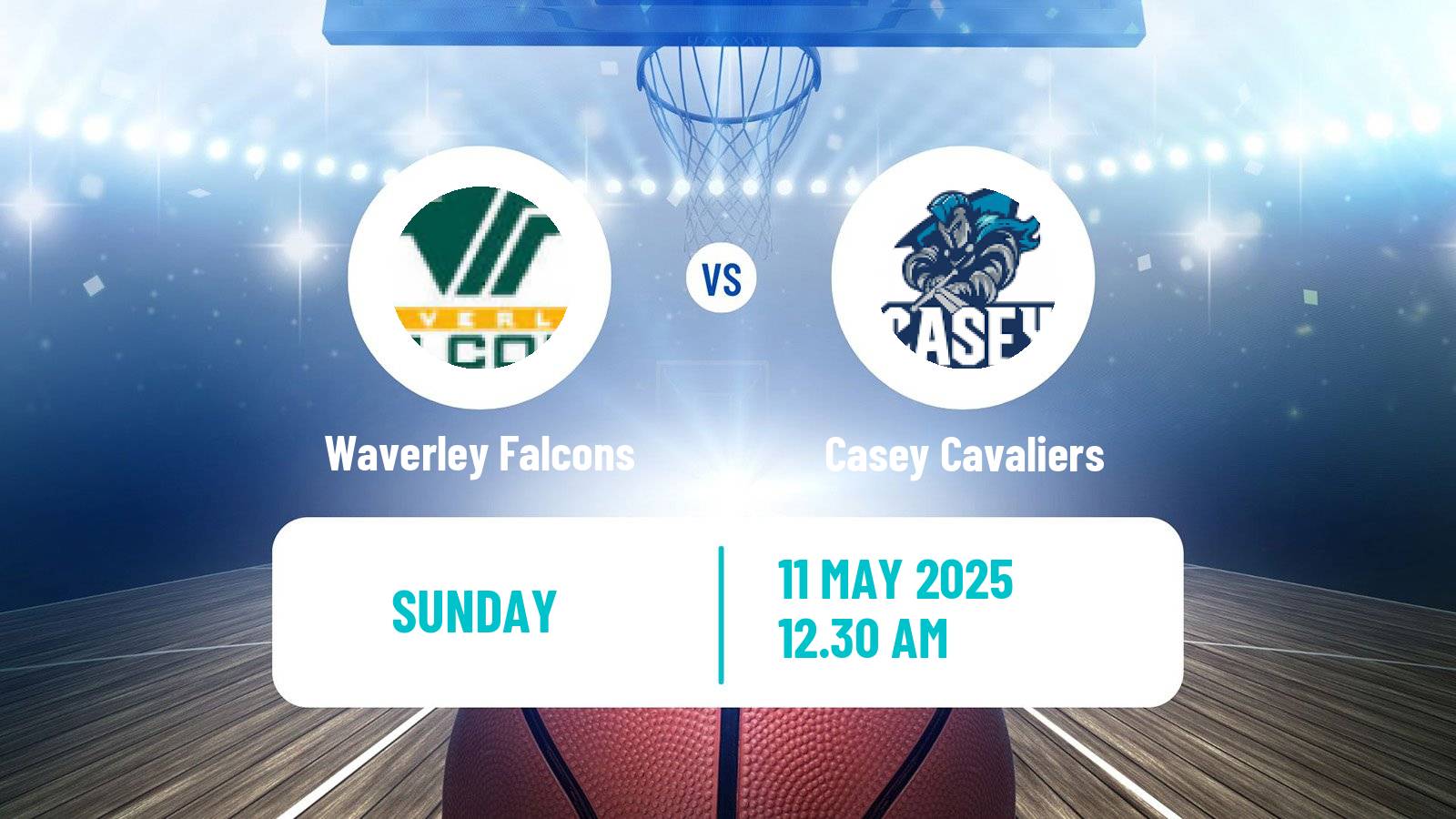 Basketball Australian NBL1 South Waverley Falcons - Casey Cavaliers