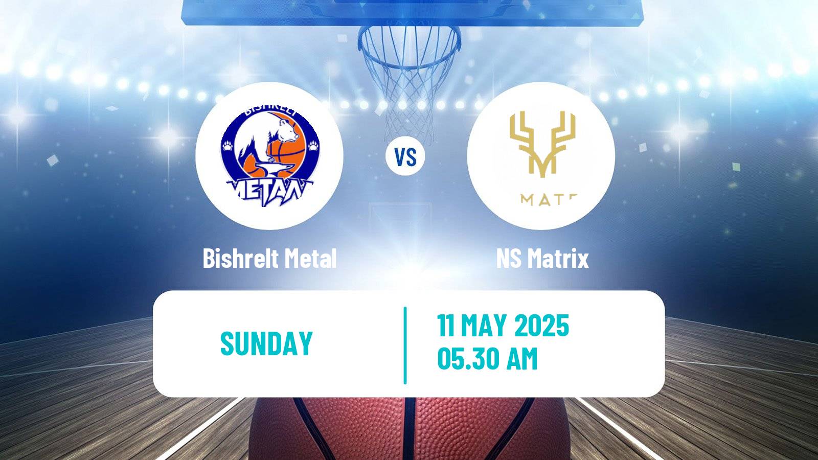 Basketball Asia Champions League Basketball Bishrelt Metal - NS Matrix