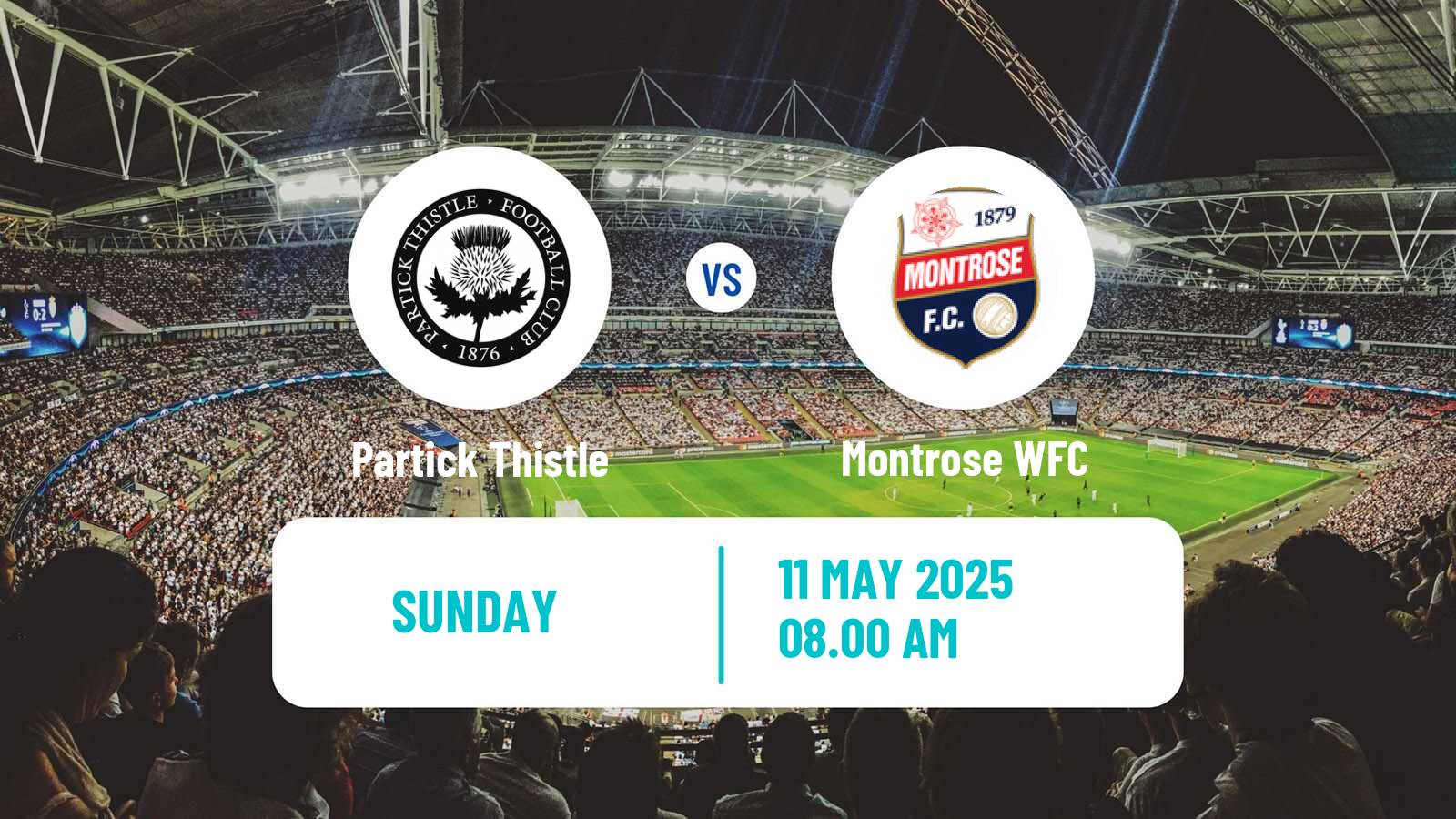 Soccer Scottish SWPL 1 Women Partick Thistle - Montrose