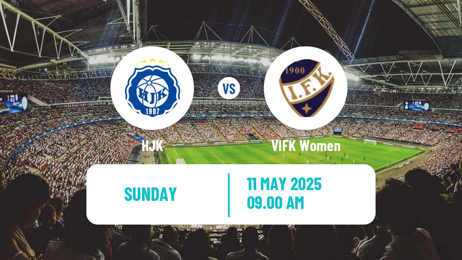 Soccer Finnish Kansallinen Liiga Women HJK - VIFK