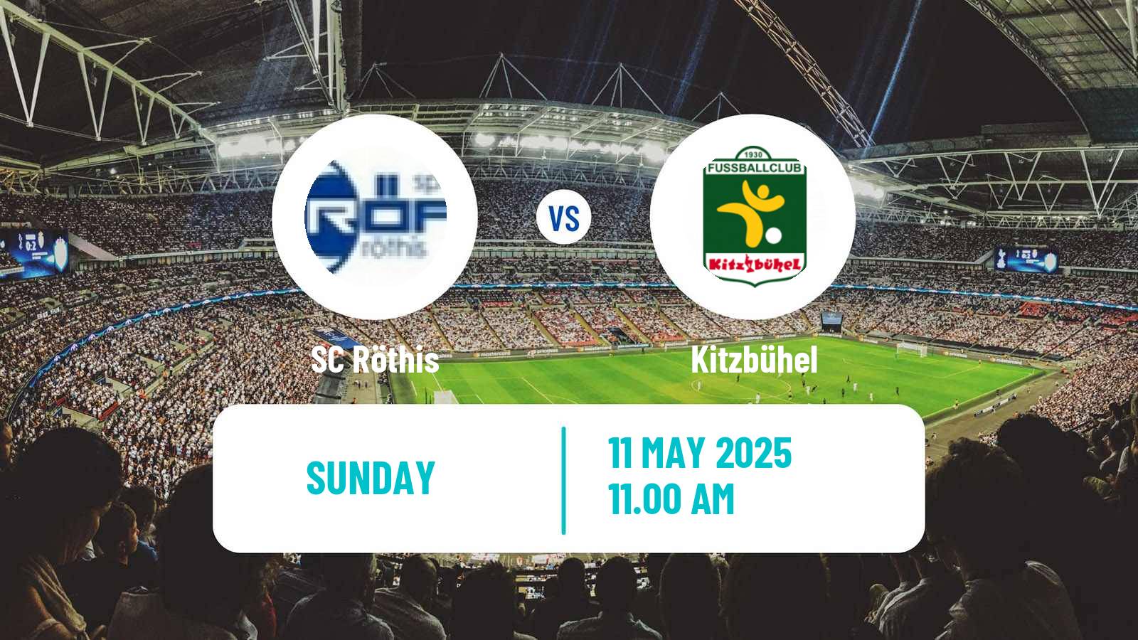 Soccer Austrian Regionalliga West Röthis - Kitzbühel