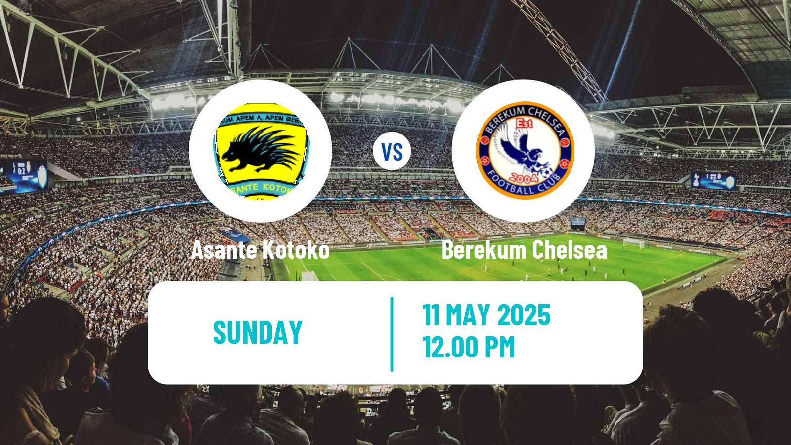 Soccer Ghanaian Cup Asante Kotoko - Berekum Chelsea