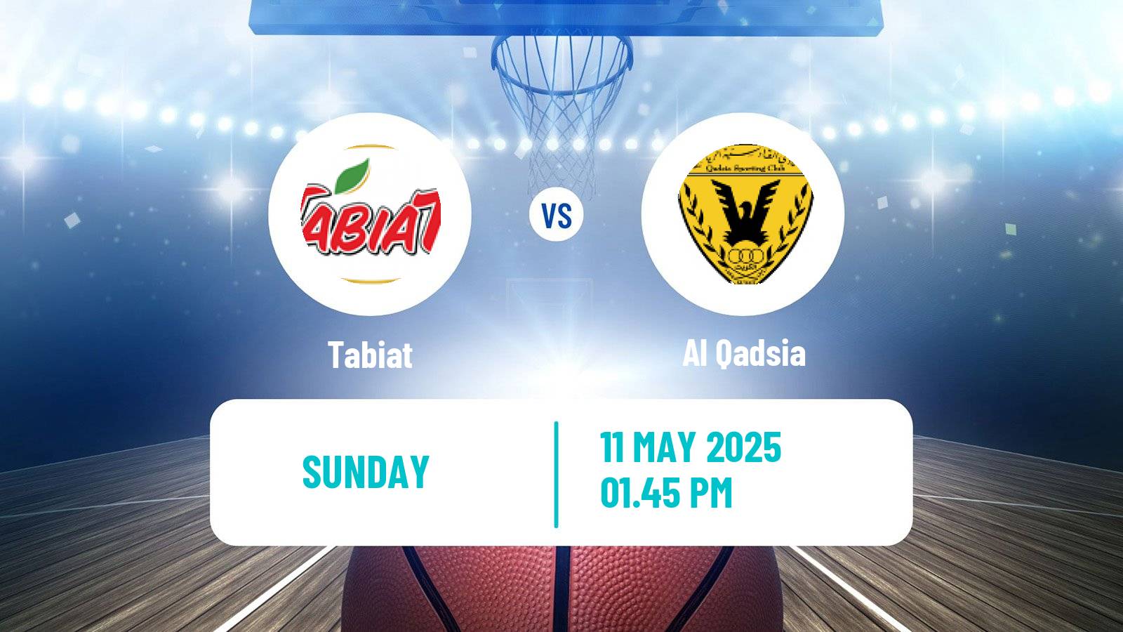 Basketball WASL Basketball Tabiat - Al Qadsia