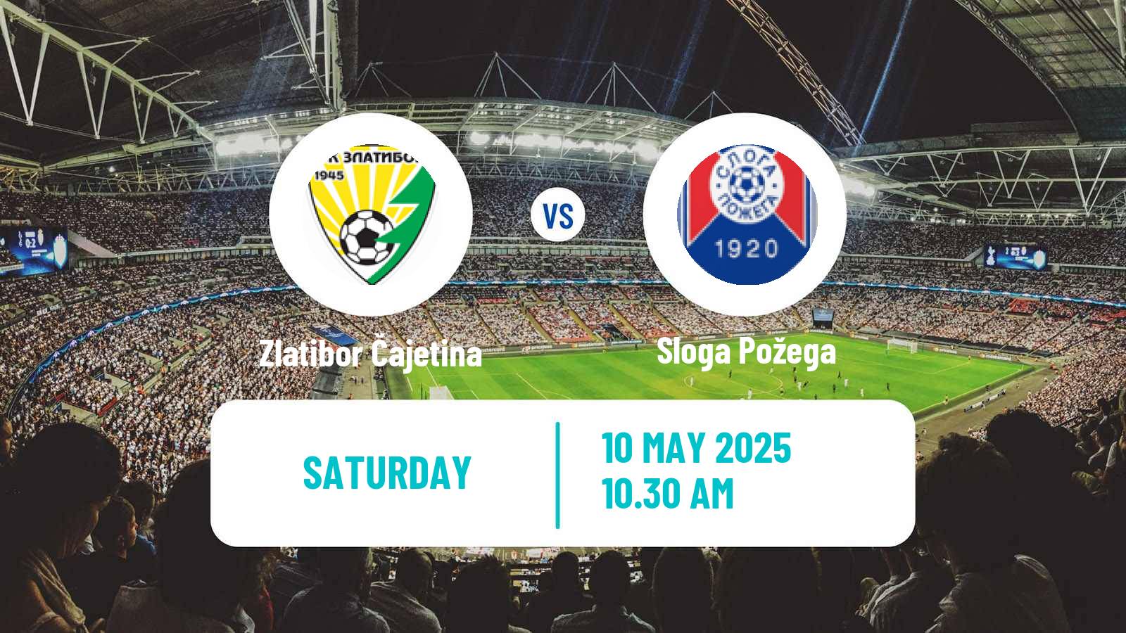 Soccer Serbian Srpska Liga - West Zlatibor Čajetina - Sloga Požega