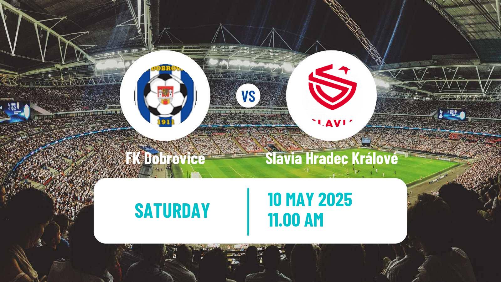 Soccer Czech Division C Dobrovice - Slavia Hradec Králové