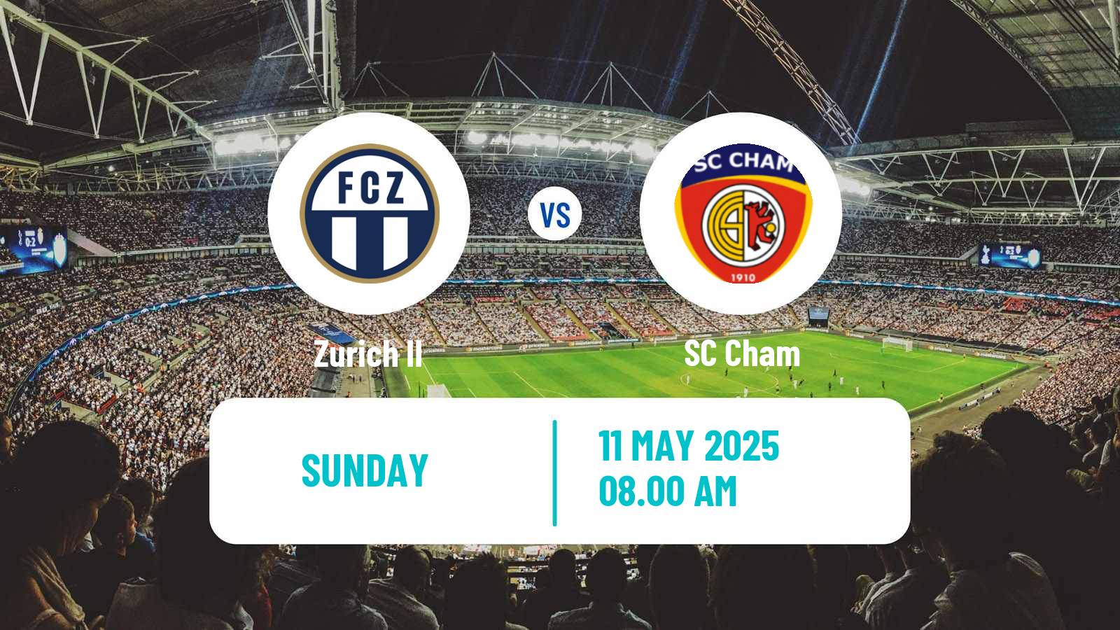 Soccer Swiss Promotion League Zurich II - Cham