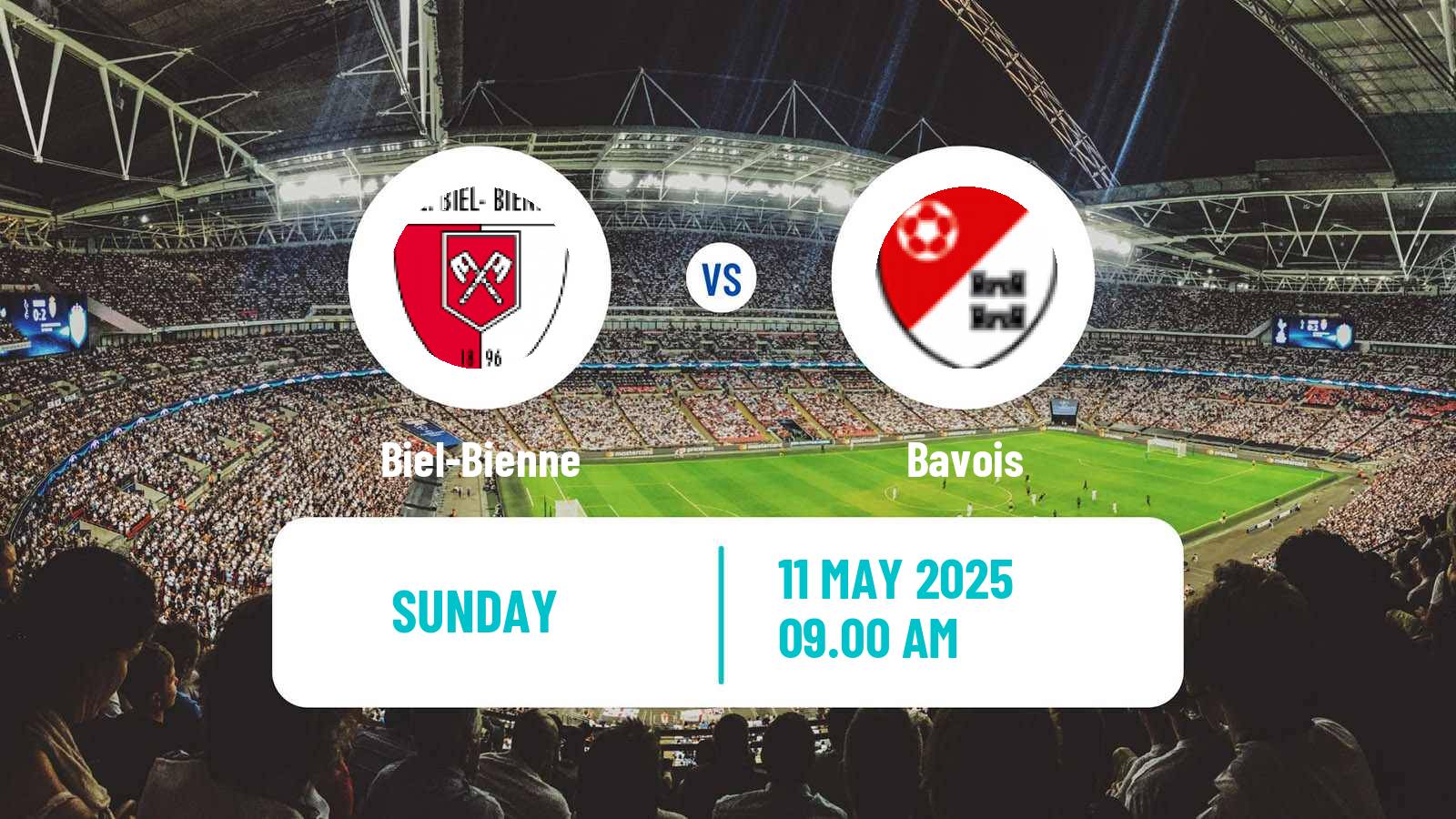 Soccer Swiss Promotion League Biel-Bienne - Bavois