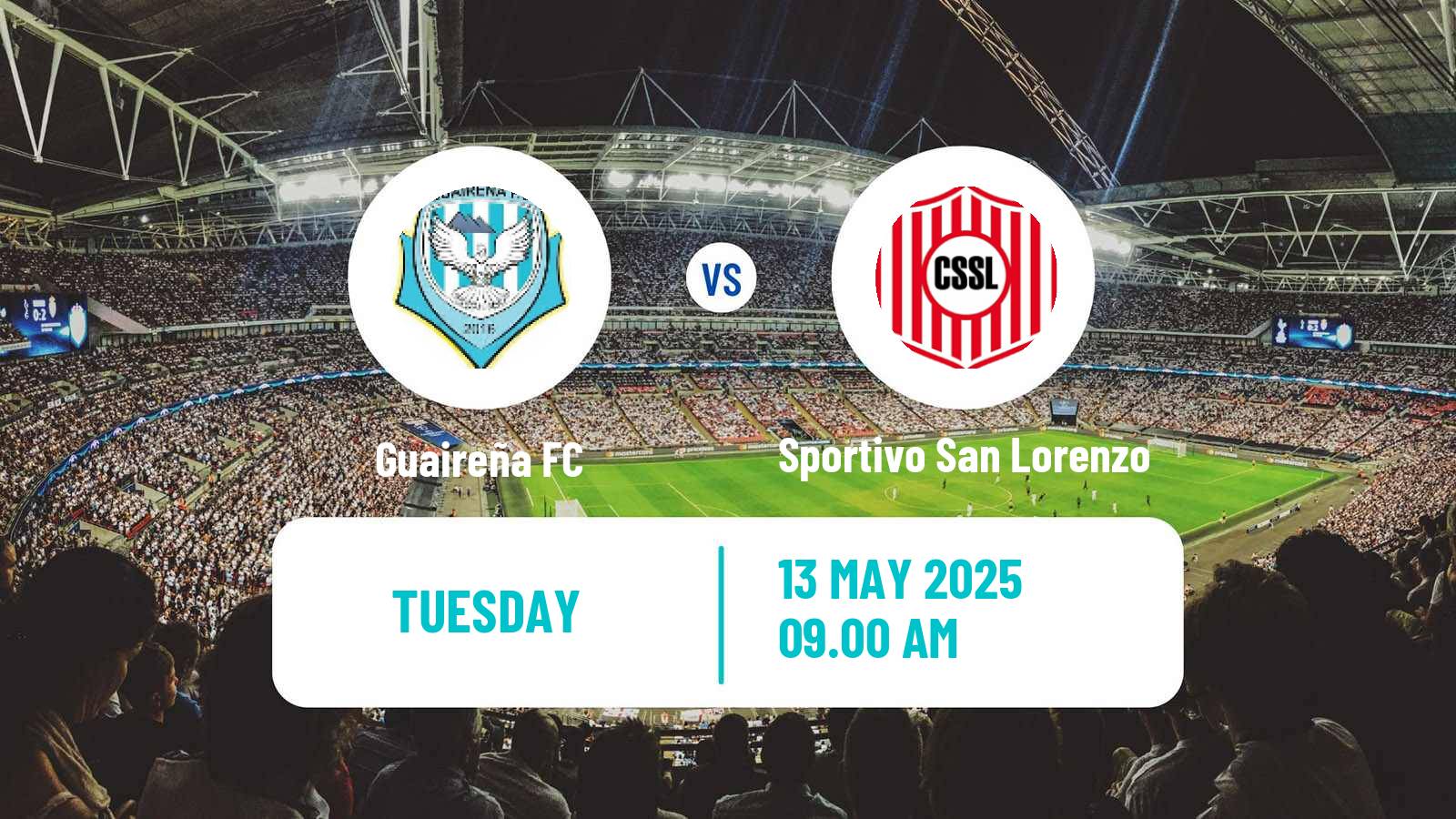 Soccer Paraguayan Division Intermedia Guaireña - Sportivo San Lorenzo